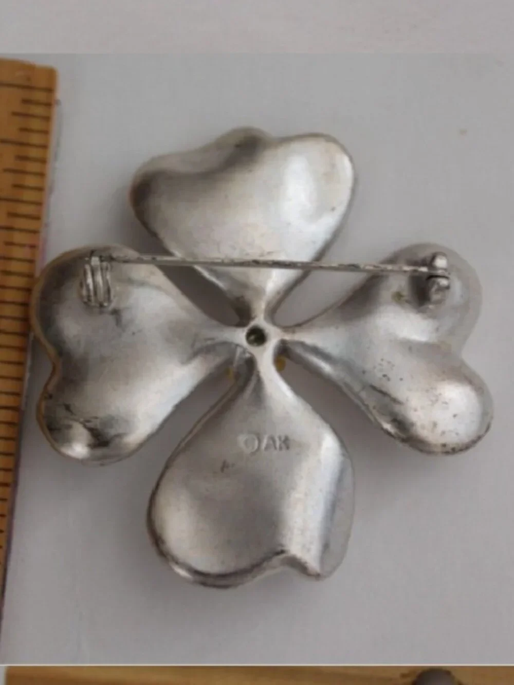 Vintage Anne Klein Dog Wood Brooch